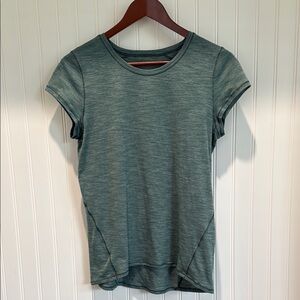 Lululemon Heathered Green Top